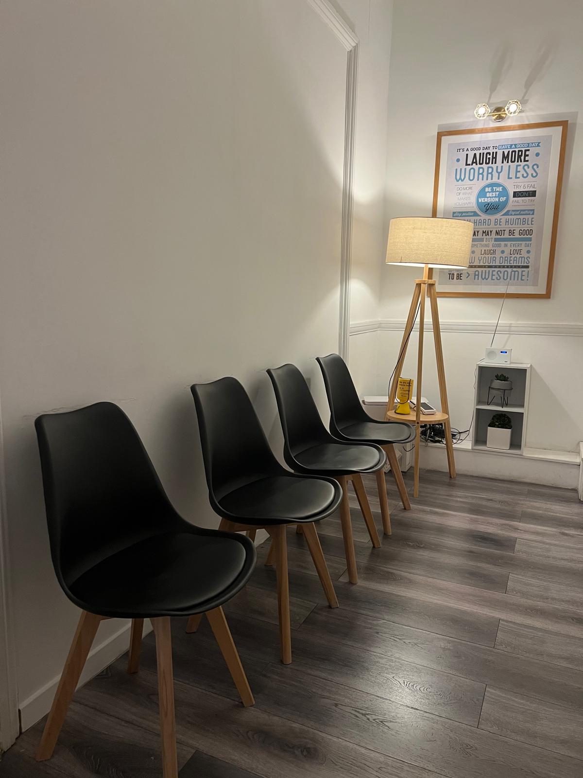 Waiting Area at Osteopathy Acupuncture London